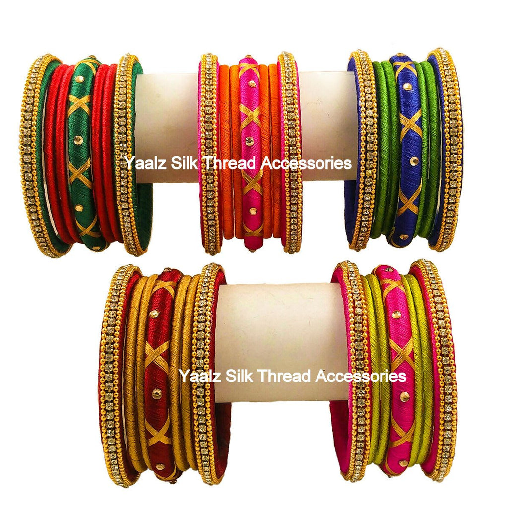 Top 51+ Silk Thread Bangle Designs
