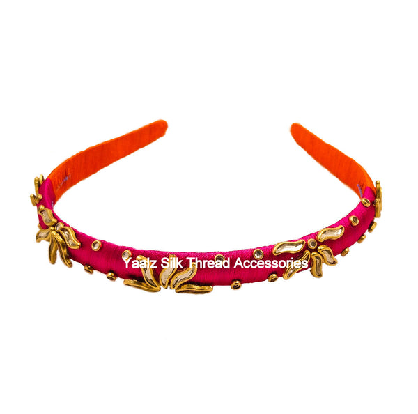 silk thread Hair Bands 