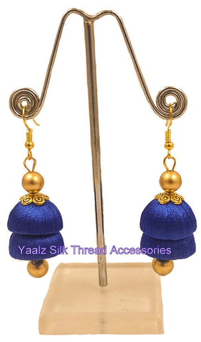 silk thread EARRINGS 