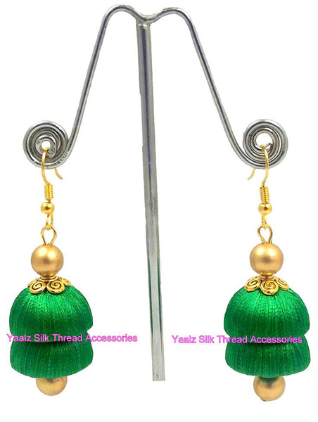 silk thread EARRINGS 