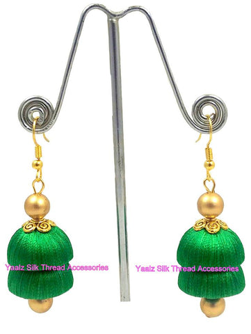 silk thread EARRINGS 