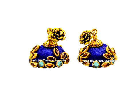 silk thread EARRINGS 