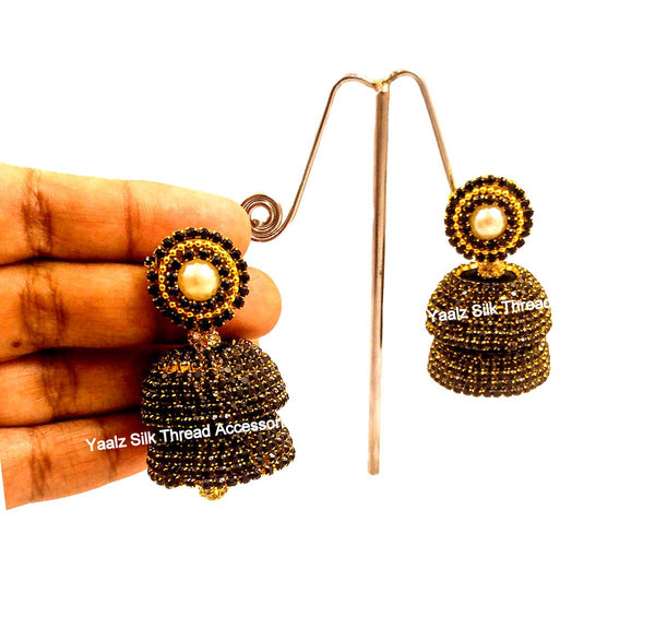 silk thread EARRINGS 