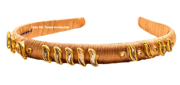 silk thread Hair Bands 