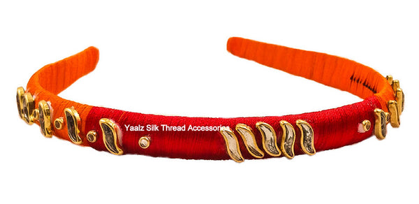 silk thread Hair Bands 