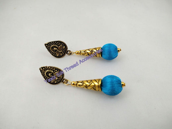 silk thread Grandeur Jumka Collections 